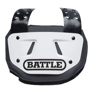 White battle backplate